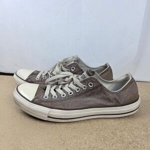 Converse Chuck Taylor All Star Low Top Sneakers Brown Textile‎ Women 9.5 skater